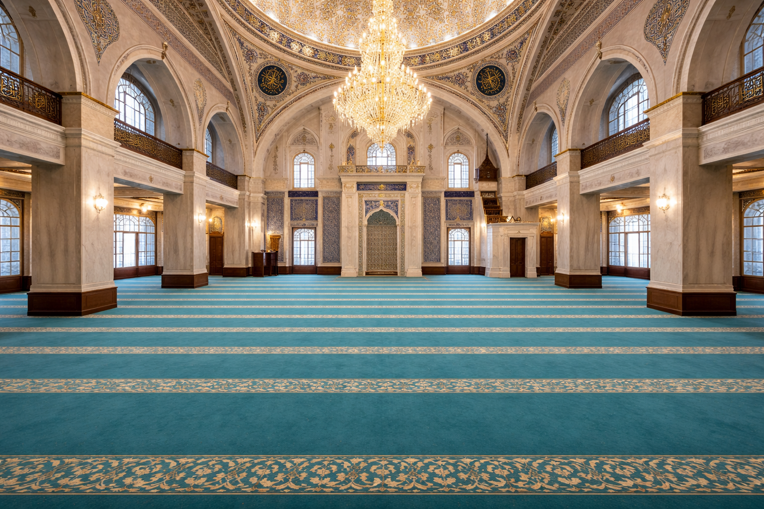 Cami İçi Halı Uygulaması - Ferahnur Halı